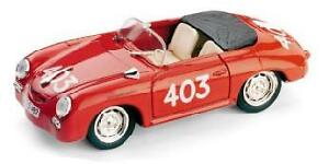 【送料無料】ホビー　模型車　車　レーシングカー ポルシェスパイダーミッレミリアporsche 356 spider mille miglia 1952 143 1994 brumm