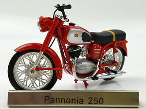 【送料無料】ホビー　模型車　車　レーシングカー アトラスパンノニアオートバイモデル124 atlas pannonia 250 red motorcycle model