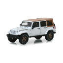 【送料無料】ホビー 模型車 車 レーシングカー ジープラングラーアンリミテッドホワイトsgreenlight 86173 jeep wrangler unlimited blanc braun masstab 143 neuf