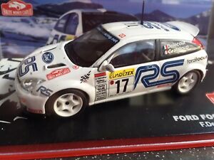 ホビー　模型車　車　レーシングカー フォードフォーカスモンテカルロラリーフランソワデルクール143 ford focus rs wrc01 rallye monte carlo delecourgrataloup, non affiche