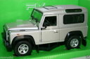 【送料無料】ホビー 模型車 車 レーシングカー スケールランドローバーwelly 124 scale 22498 wland rover defenderargent