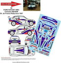 【送料無料】ホビー 模型車 車 レーシングカー デカールコスワースフランスエスコートdecals 118 ref 0092 escort cosworth menier rallycross france 1997 wrx(3)