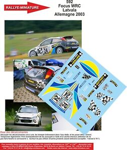 【送料無料】ホビー 模型車 車 レーシングカー デカールフォーカスラリーラリードイツdecals 118 ref 0592 focus wrc latvala deutschland rally 2003 rallye allemagne