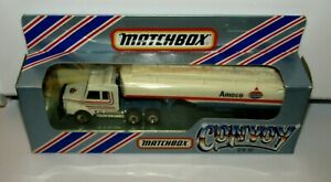 【送料無料】ホビー 模型車 車 レーシングカー マッチガソリンタンカーアモコボックスmatchbox convoy cy17 scania petrol tanker amoco en parfait etat, dans sa boite