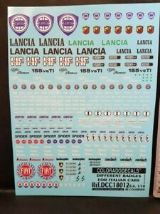 【送料無料】ホビー 模型車 車 レーシングカー デカールロゴイタリアバッジイタリアコロラドdecals 118 logos voitures italiennes badges italian cars colorado 18012 uv