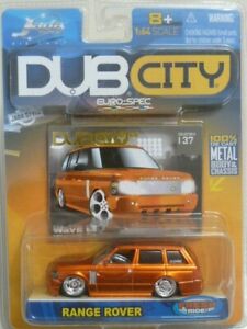 【送料無料】ホビー　模型車　車　レーシングカー ダブシティユーロローバーjada toys dub city eurospec range rover