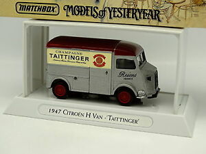 【送料無料】ホビー　模型車　車　レーシングカー マッチシトロエンタイプヴァンmatchbox 143 citroen type h van taittinger
