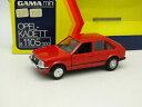 【送料無料】ホビー 模型車 車 レーシングカー ガマオペルgama 143 opel kadett d rouge
