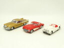 【送料無料】ホビー　模型車　車　レーシングカー マッチパックジャガーシボレーコルベットdinky matchbox sb 143 lot de 3 studebaker jaguar xk chevrolet corvette