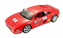 ホビー　模型車　車　レーシングカー スケールフェラーリチャレンジモデルbburago 124 echelle ferrari f355 defi modele bn 26306r