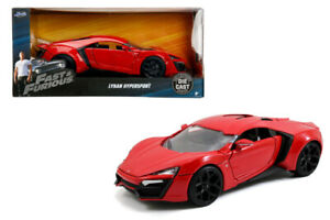 【送料無料】ホビー 模型車 車 レーシングカー モデルfast 26 furious lykan hyperspot 124 model jada toys