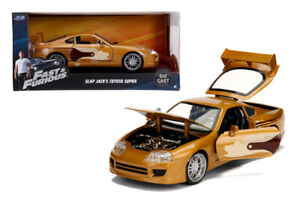 【送料無料】ホビー 模型車 車 レーシングカー トヨタスープラモデルfast 26 furious toyota supra 1995 124 model jada toys