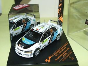 ホビー　模型車　車　レーシングカー ランサーエボギリシャアラウージョラリーmitsubishi lancer evo ix rallye de grece 2008 araujo vitesse 43407