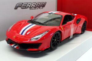 【送料無料】ホビー 模型車 車 レーシングカー カースケールモデルフェラーリburago echelle 124 voiture modele 1826026 ferrari 488 pistarouge