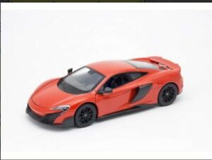 ホビー　模型車　車　レーシングカー スケールマクラーレンオレンジミニチュアカー124 echelle mclaren 675lt orange tres detaille welly voiture miniature