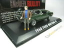 【送料無料】ホビー 模型車 車 レーシングカー フォードムスタングスティーブマックィーンford mustang gt 1968 bullitt steve mcqueen figure 143 greenlight