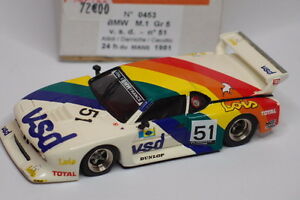 ホビー　模型車　車　レーシングカー キットミニレーシング＃ルマンkit monte mini racing bmw m1 51 le mans 1981 143