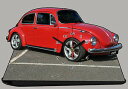 【送料無料】ホビー 模型車 車 レーシングカー ミニチュアフォルクスワーゲンコックスレッドクロックコックスauto miniature, volkswagen, cox rouge, cox05 en horloge