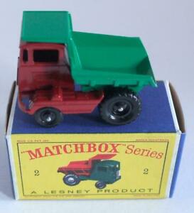 【送料無料】ホビー　模型車　車　レーシングカー マッチホイールミュアヒルバケットトラックmatchbox lesney 175 standard roues non 2 muir colline camion benne