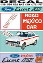 【送料無料】ホビー 模型車 車 レーシングカー デカールフォードメキシコシティーエスコートdecal ford escort mki mexico road c...