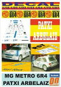 【送料無料】ホビー 模型車 車 レーシングカー デカールdecal mg metro 6r4 patxi arbelaiz 1985 02