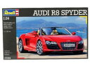 【送料無料】ホビー 模型車 車 レーシングカー アウディスパイダープラスチックモデルキットaudi r8 spyder 124 plastic model kit revell(3)