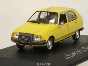 ホビー　模型車　車　レーシングカー シトロエンビザクラブミモザイエローcitroen visa club 1979 mimosa yellow 143 norev 150940