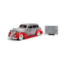 【送料無料】ホビー 模型車 車 レーシングカー シボレーデラックスマスターレッドsjada 253745012 chevrolet master deluxe argentrouge 1939 masstab 124 neuf(3)