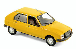 ホビー　模型車　車　レーシングカー シトロエンビザクラブミモザイエローモデルcitroen visa club 1979 mimosa yellow 143 model 150940 norev