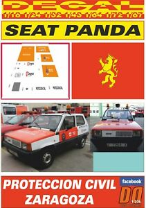 【送料無料】ホビー　模型車　車　レーシングカー デカールシートパンダサラゴサ