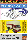 【送料無料】ホビー 模型車 車 レーシングカー デカールウエスカdecal pegaso z206 transportes pirenaicos huesca 1964 01(3)
