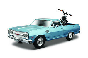 【送料無料】ホビー　模型車　車　レーシングカー シボレーエルカミーノharleydavidson 2007 xl 1200n nightster 124 sur chevrolet el camino 1965 125