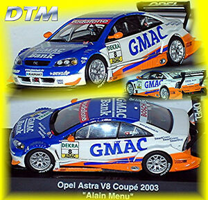 【送料無料】ホビー 模型車 車 レーシングカー オペルアストーペメニューモデルopel astra v8 coupe dtm 2003 gmac a menu 8 143 schuco