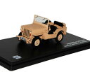 ホビー　模型車　車　レーシングカー ジープベージュトリプルネットワークモードjeep willys cj3b 1953 beige us army limitee 1 de 600 triple 9 143 ixo mode