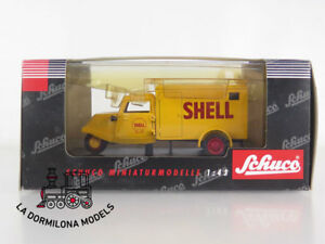 ホビー　模型車　車　レーシングカー モデルダイカストテンポシェル02136 schuco 143 diecast tempo kastenwagen schell ovp c37