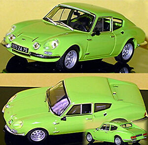 ホビー　模型車　車　レーシングカー グリーンネットワークカットsimca cg coupe 1973 vert 143 ixo clc196