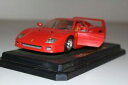 【送料無料】ホビー 模型車 車 レーシングカー フェラーリモデルferrari f 40 1987 burago modele modele metal auto vitrinenobjekt rouge