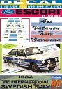 【送料無料】ホビー 模型車 車 レーシングカー デカールフォードエスコートバタネンスウェーデンdecal ford escort rs 1800 mk ii a...
