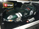 【送料無料】ホビー 模型車 車 レーシングカー メタリックグリーンジャガータイプクラシックカットカーレース?? ?? 118 rare vert metallique jaguar e type coupe classique voiture de course 118 ?? ??(3)