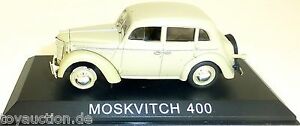 ホビー　模型車　車　レーシングカー ベージュμmoskvitch 400 voiture particuliere beige neuf 020 143 μ