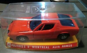 【送料無料】ホビー 模型車 車 レーシングカー モントリオールアルファロメオモデルボックスmontreal alfa romeo s6 politoys polistil car models box 125