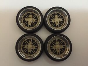 【送料無料】ホビー　模型車　車　レーシングカー スケールゴールドリアルアルミタスクチューニング118..