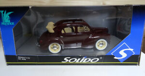 【送料無料】ホビー　模型車　車　レーシングカー スケールルノーブラウンsolido echelle 118 renault 4cv marron ref 8048 boxed