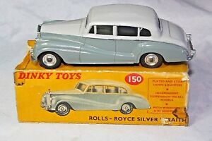 【送料無料】ホビー 模型車 車 レーシングカー ロールスロイスシルバーオリジナルdinky 150 rolls royce silver wraith, bon etat avec originale partielle box