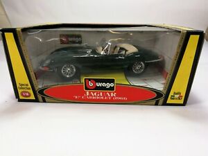【送料無料】ホビー　模型車　車　レーシングカー ジャガーカブリオレburago 118 special edition jaguar e cabriolet 1961