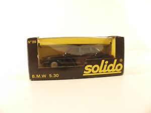 【送料無料】ホビー　模型車　車　レーシングカー ボックスオンsolido n89 bmw 530 noir rare 143 en boite