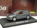 【送料無料】ホビー 模型車 車 レーシングカー プジョードアnorev 143 peugeot 308 5 portes anthracite