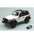 【送料無料】ホビー 模型車 車 レーシングカー ジープラングラートップホワイトオープンjeep wrangler open top 2014 white 118