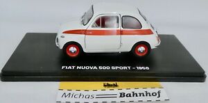 【送料無料】ホビー　模型車　車　レーシングカー フィアットヌォーヴァスポーツモデルドアμfiat nuova 500 sport 1958 neuf tres nice modele portes a ouvert 124 llla μ