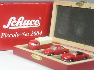 ホビー　模型車　車　レーシングカー モデルピッコロパッケージrarement schuco piccolo jahresset 2004 in emballage dorigine